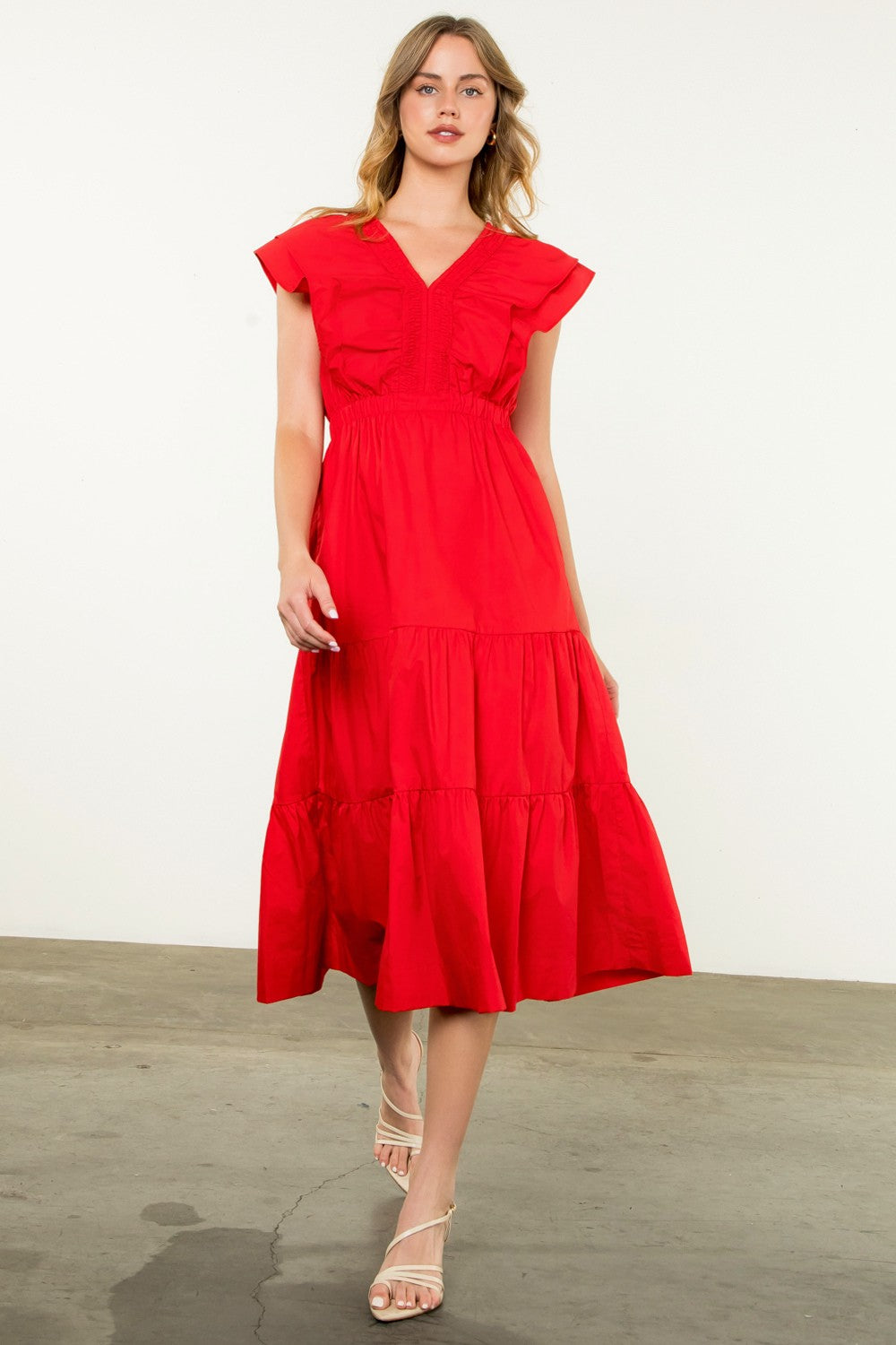 Red Rylee Dress