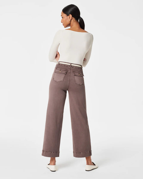 SPANX® Smoke Twill Wide Leg Pant