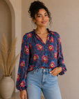 Blue Lacie Top