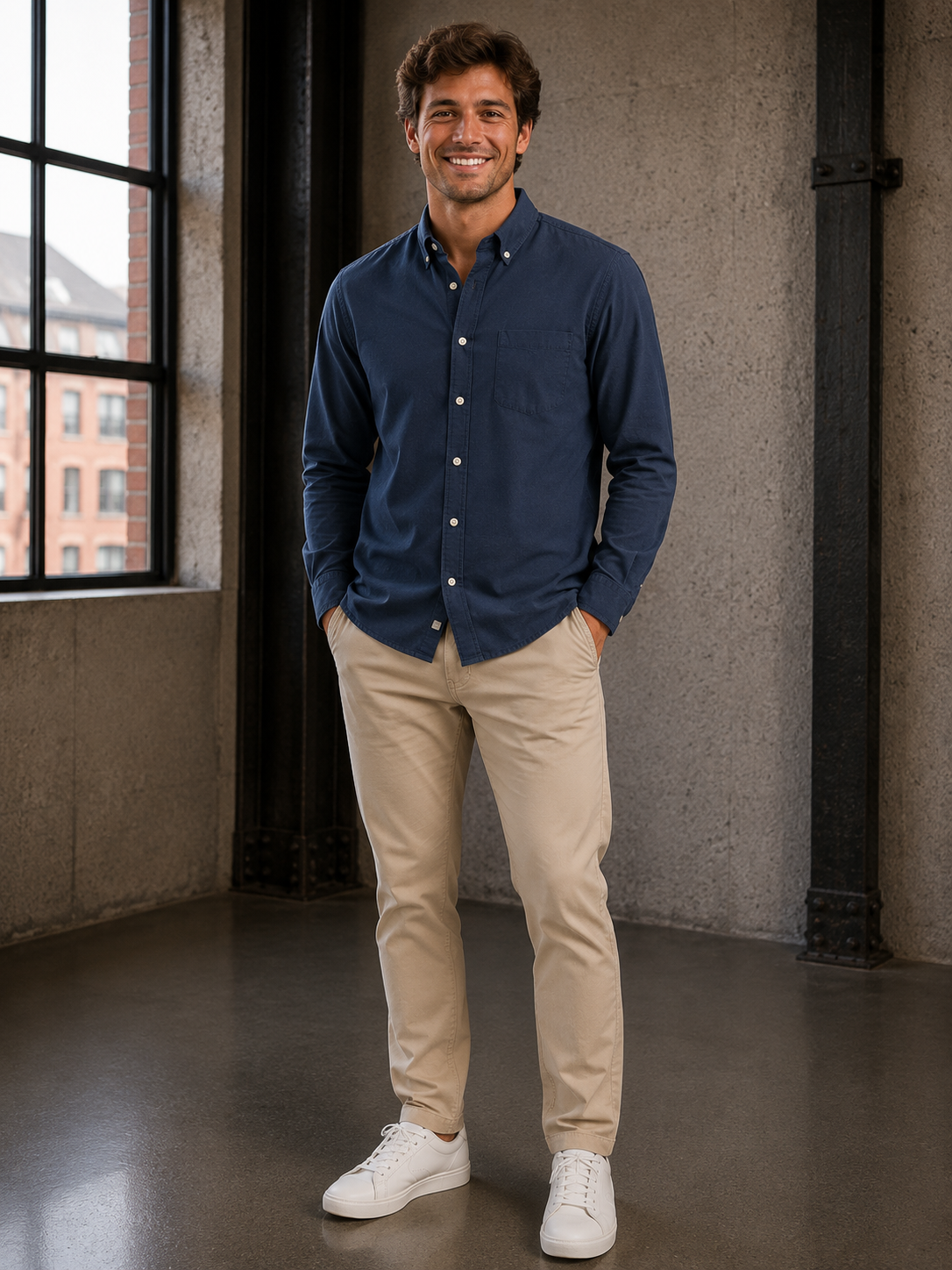Navy Better Than Linen Shirt