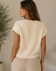Cream Celia Top