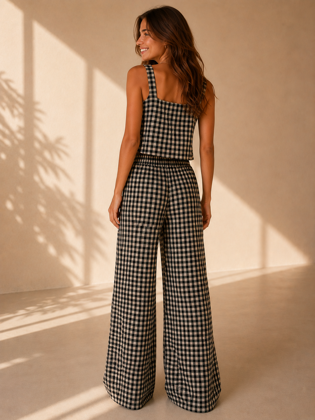 Black &amp; White Rhonda Pants