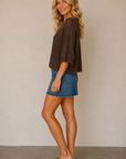 Rich Soil Raglan Sweater Tee