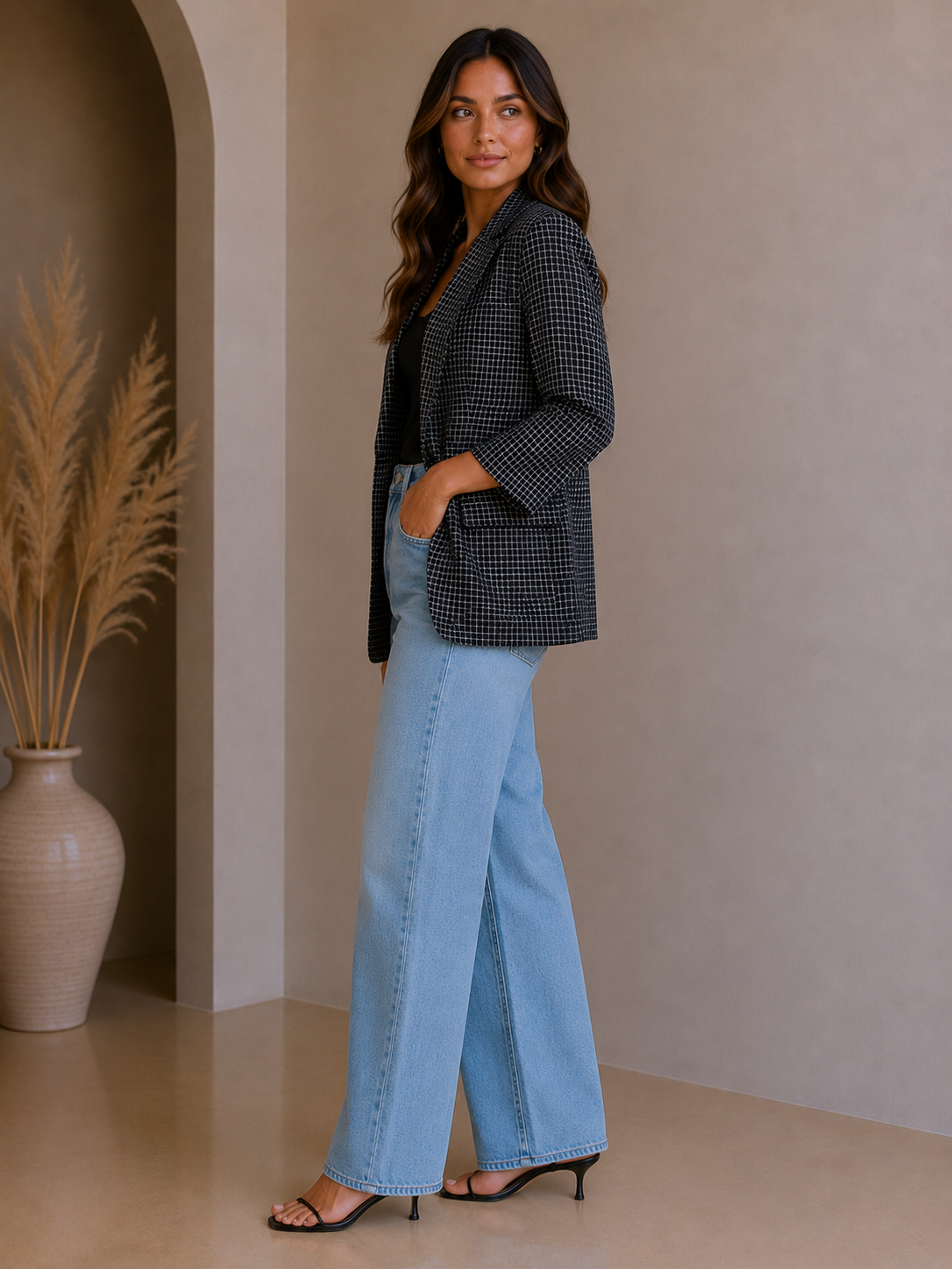 Navy Jewel Blazer - 26672
