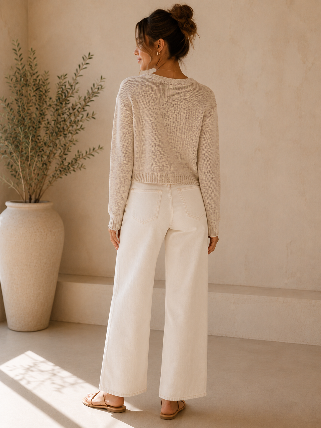 Beige Martha Cardigan