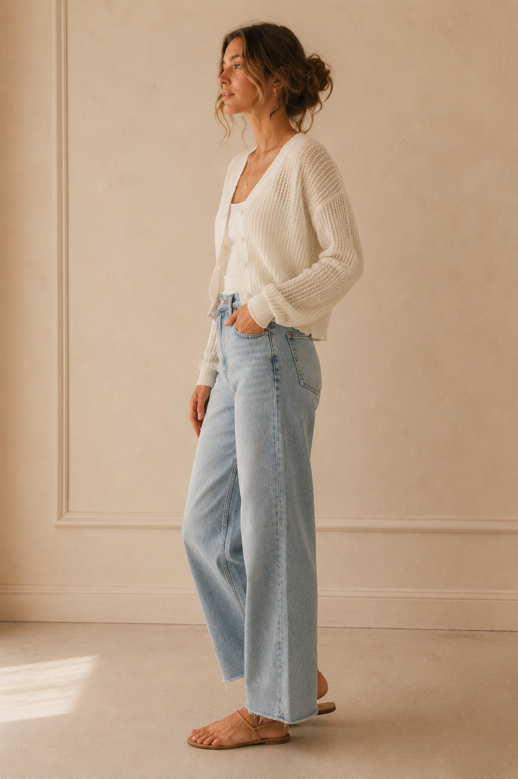 Cream Rosalyn Blouse