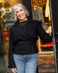 Black The Cropped Charles Trench