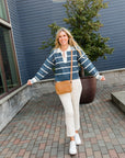 Blue & Ivory The Cheshire Pullover