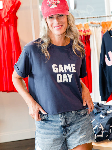 Navy Game Day Tee