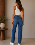 Sea Salt Aleks Mid Rise Straight Long