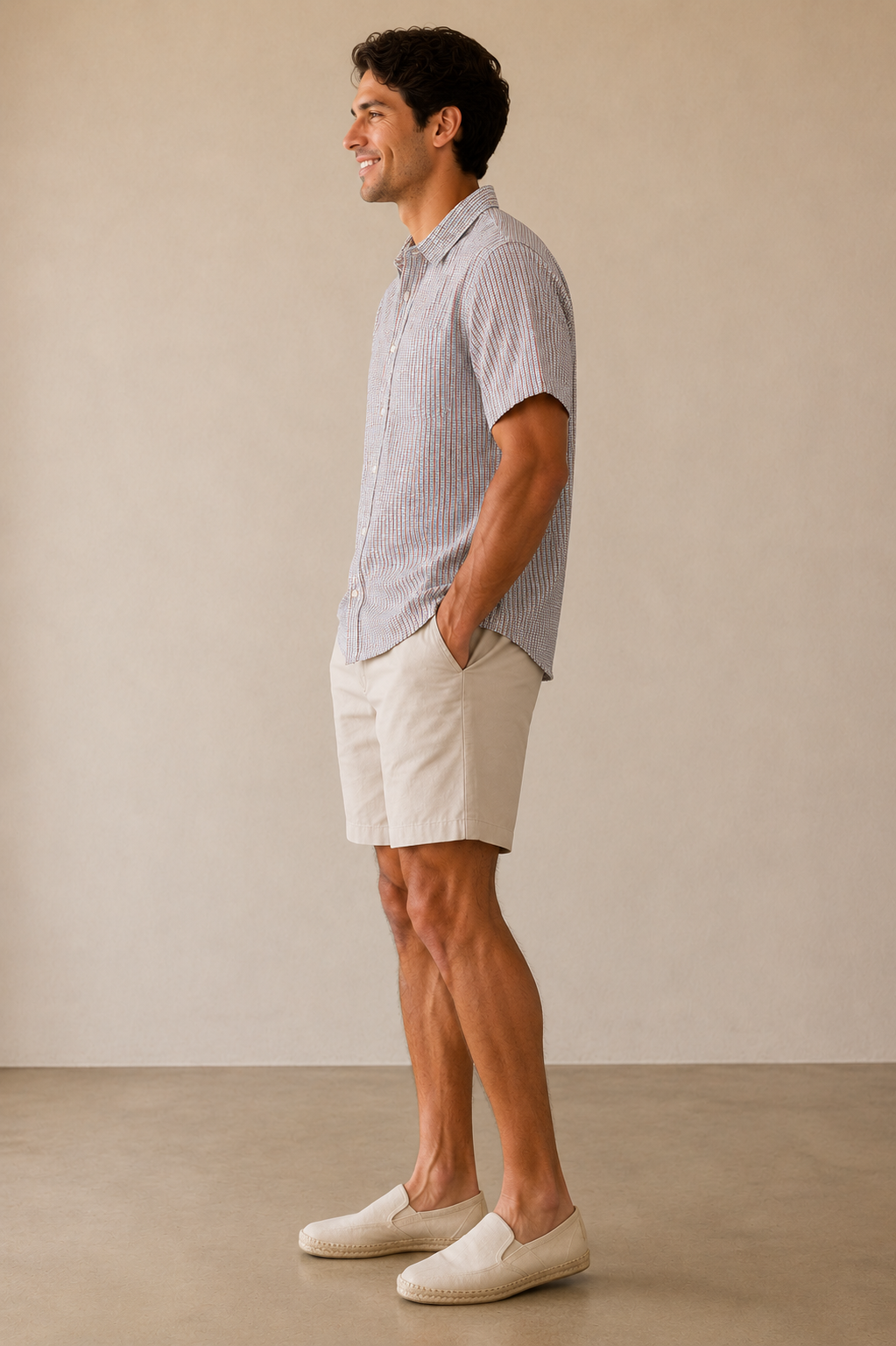 Green Matchstick Classic Stretch Selvage Shirt