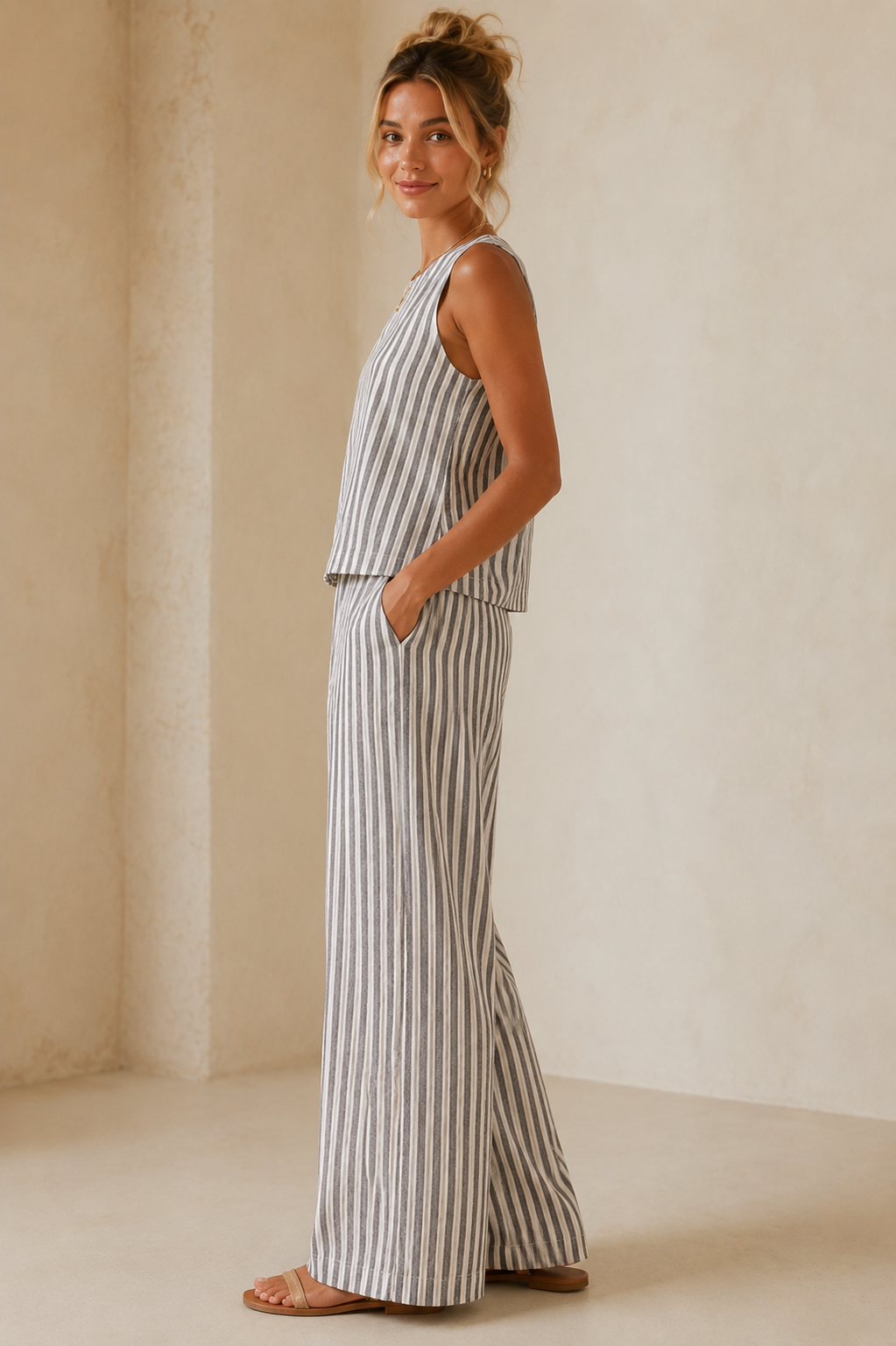 Eclipse Sloane Knit Striped Top