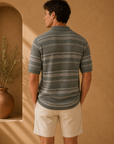 Sage Cream Block Henri Shirt