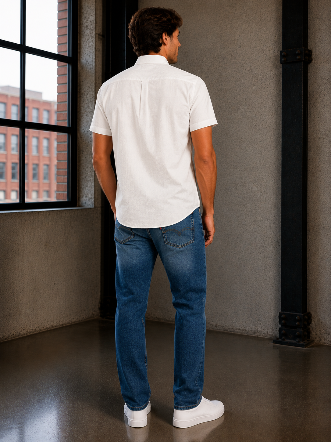 White Porter SS Shirt