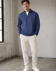 Island Blue Rev 1/4 Zip Modal