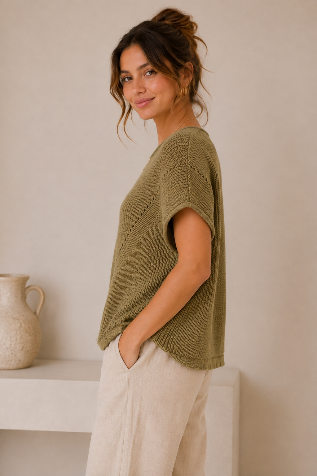 Olive Celia Top