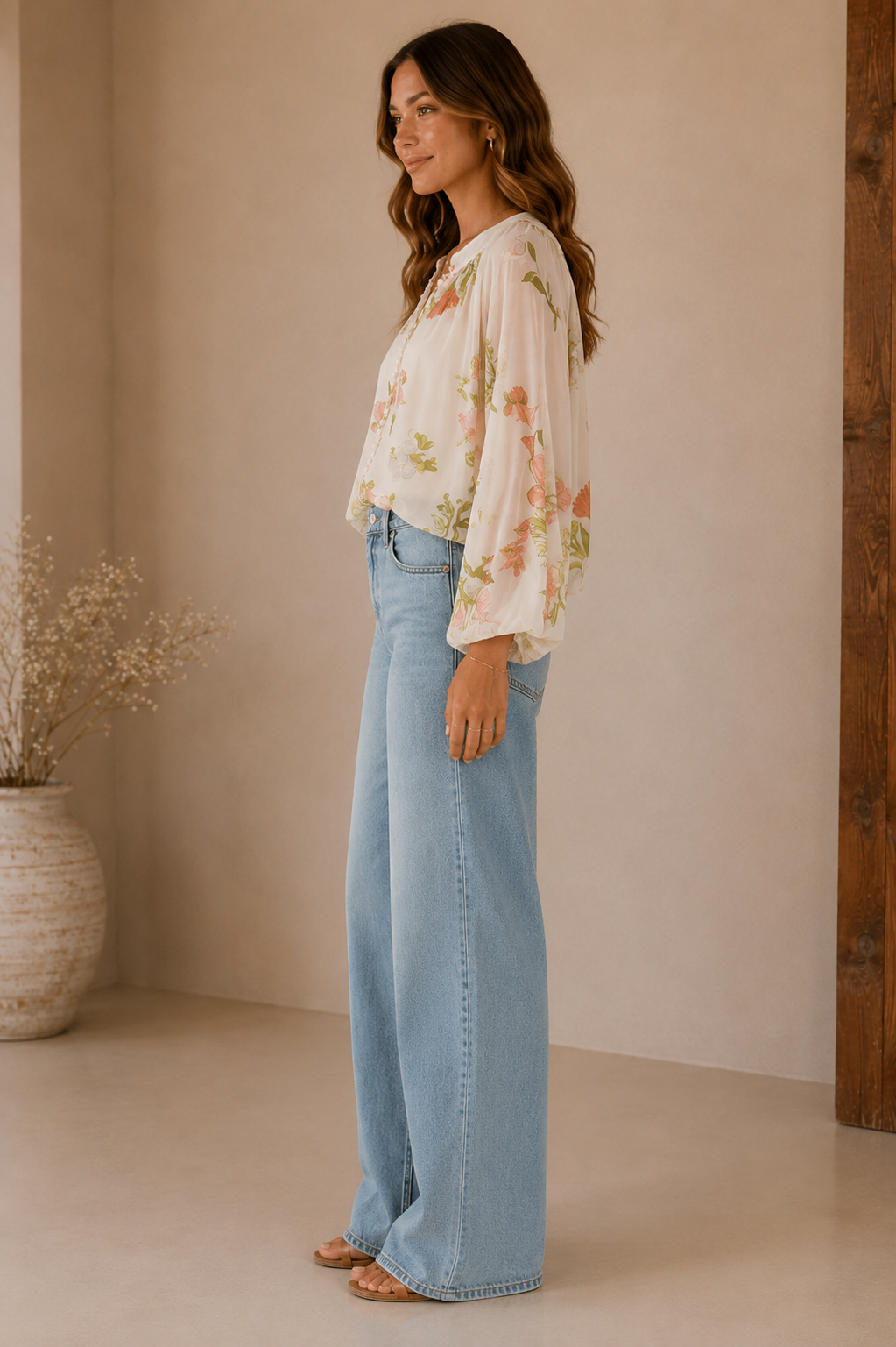 Floral Marni Top