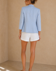 Blue Aqua Rosa Blazer
