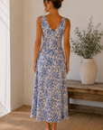 Parisian Blue Olivia Midi Dress