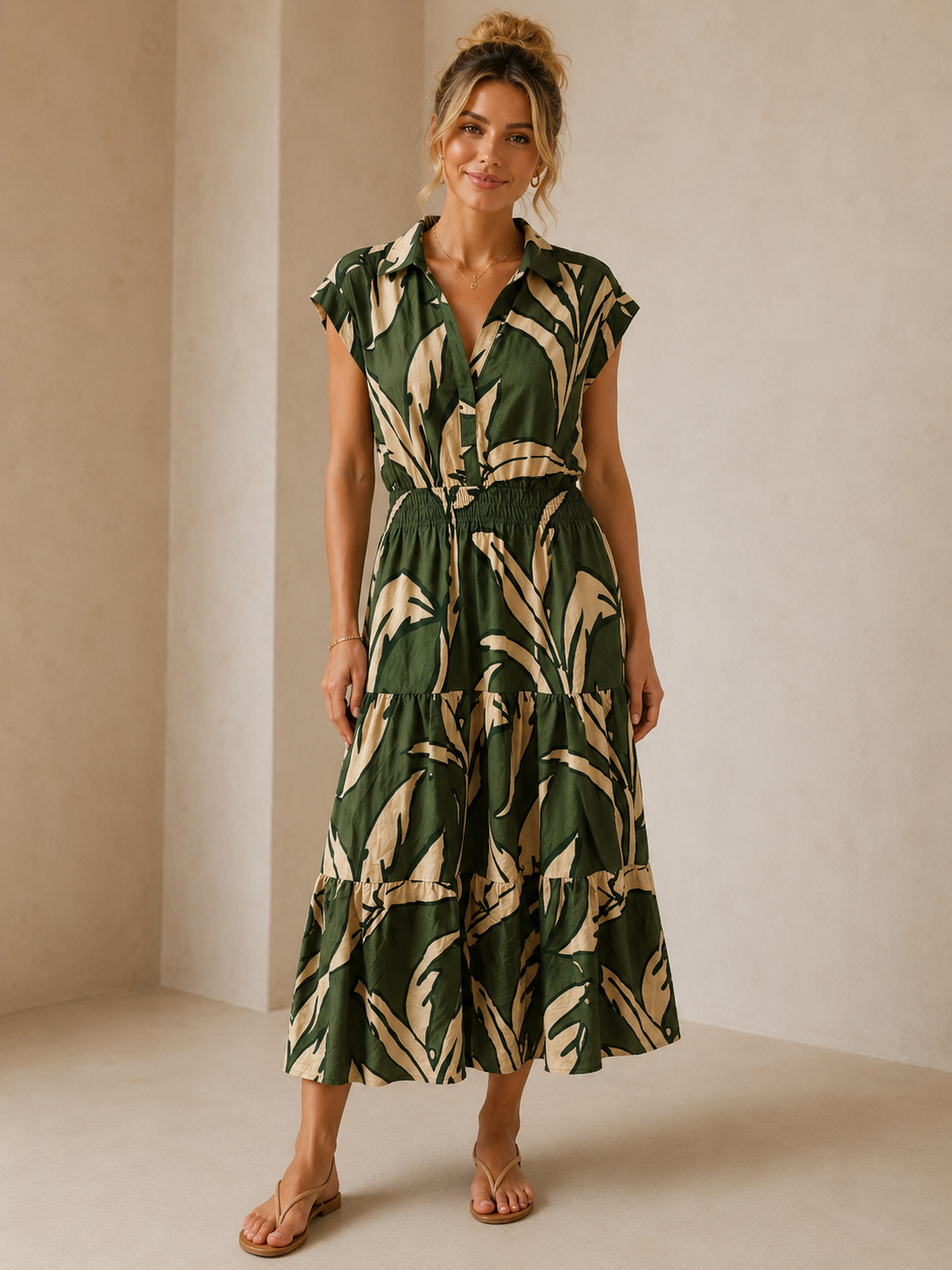 Green Leona Dress