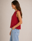 Tomato Joanne Sleeveless Crop Top