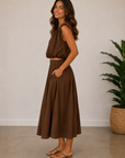 Brown Nadia Top