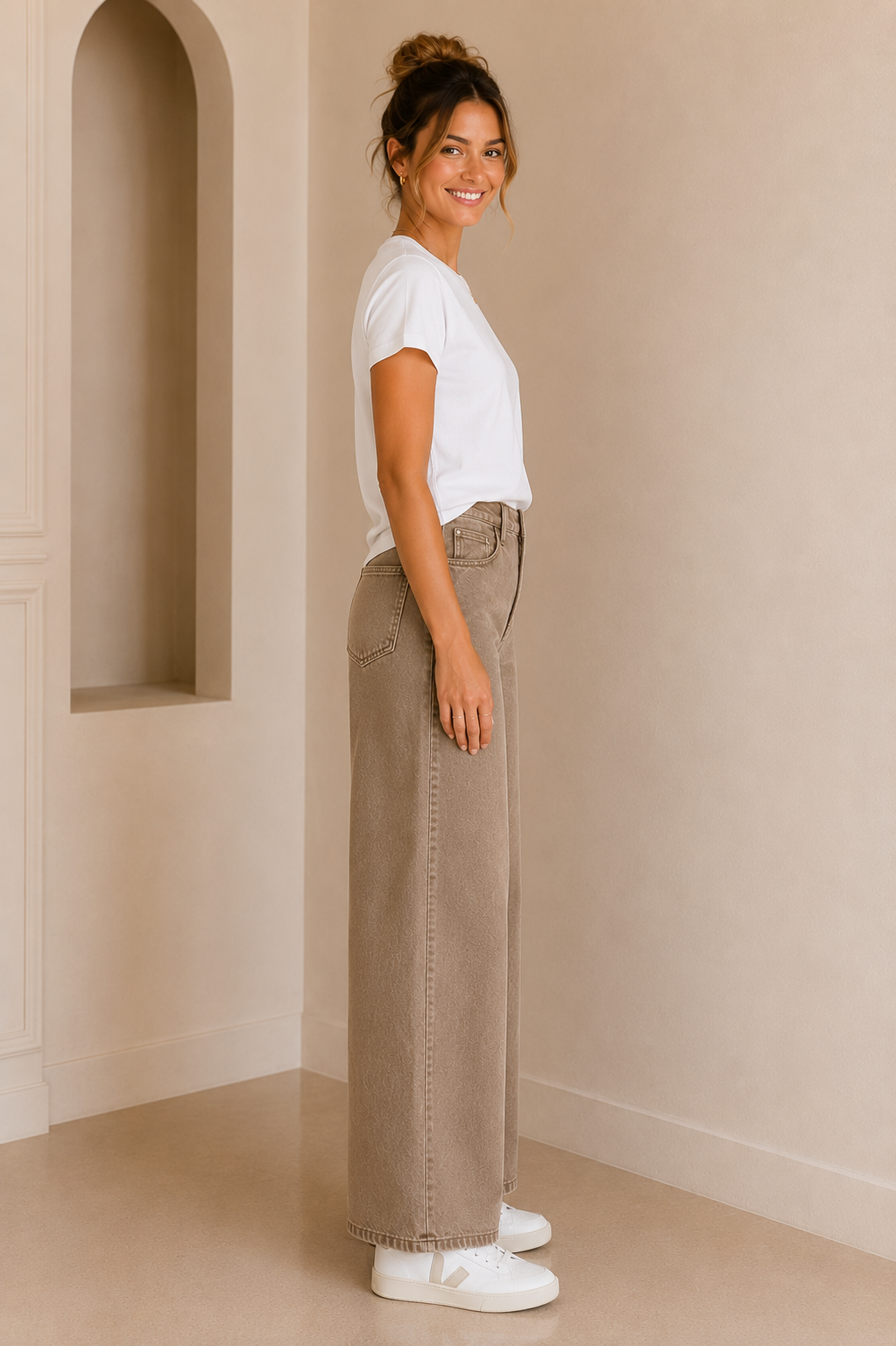Milk Tea Meg Wide Leg