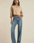 Warm Sand The Crop Ex Boyfriend Shirt