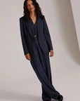 Navy Pinstripe The Favorite Blazer