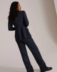 Navy Pinstripe The Favorite Blazer
