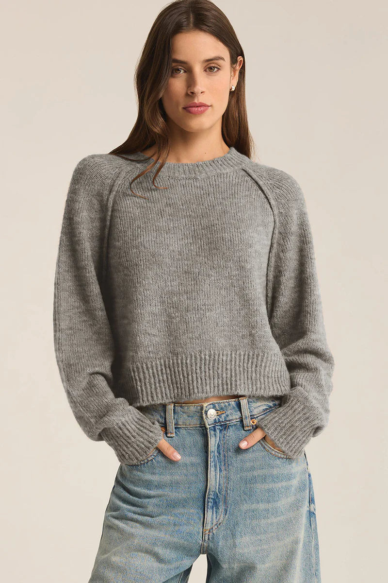 Classic Heather Grey Adrian Sweater