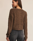 Root Beer Maxie Fluffy Cardigan