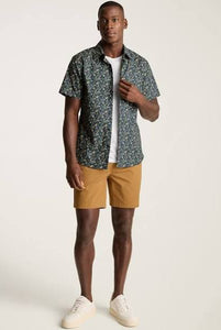 Navy Daylight Floral Riviera Short Sleeve