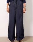 Black Isolde Satin Pant