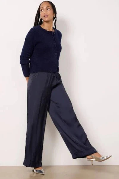 Black Isolde Satin Pant