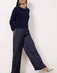 Black Isolde Satin Pant