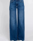 Dark Paola Wide Leg Denim