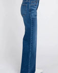 Dark Paola Wide Leg Denim