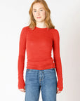 Candy Red Carsyn Longsleeve Top