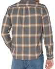 Gray/Beige Plaid Button Up Shirt