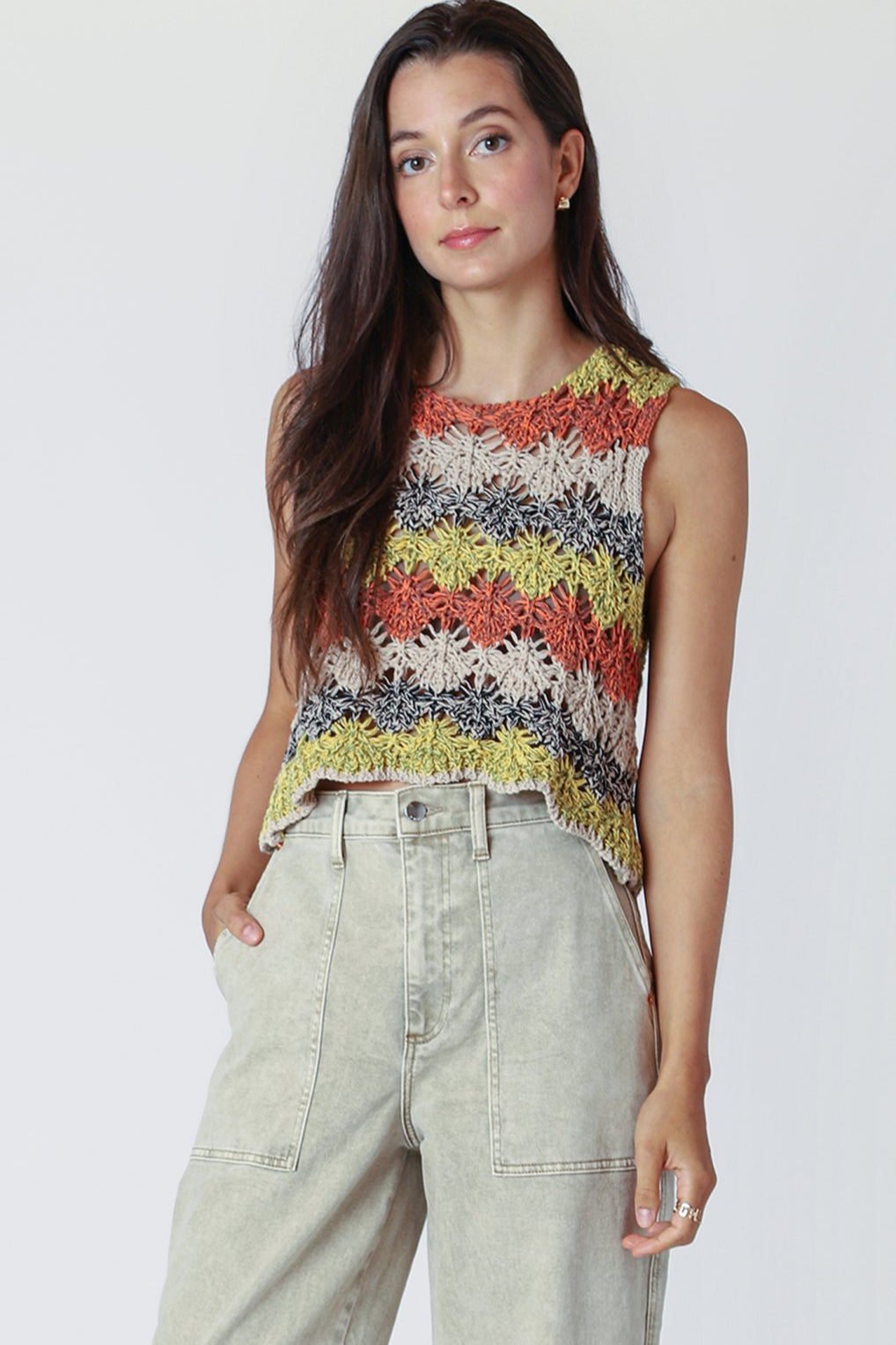 Earthtones Crochet Top