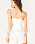 White Crop Cami
