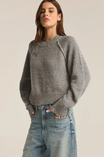 Classic Heather Grey Adrian Sweater