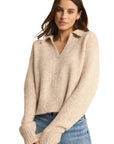 Light Oatmeal Heather Redford Sweater