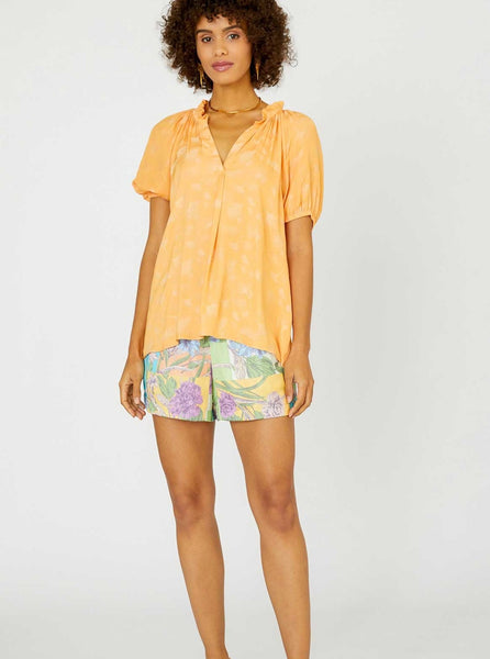 Orange Sherbert Brita Blouse