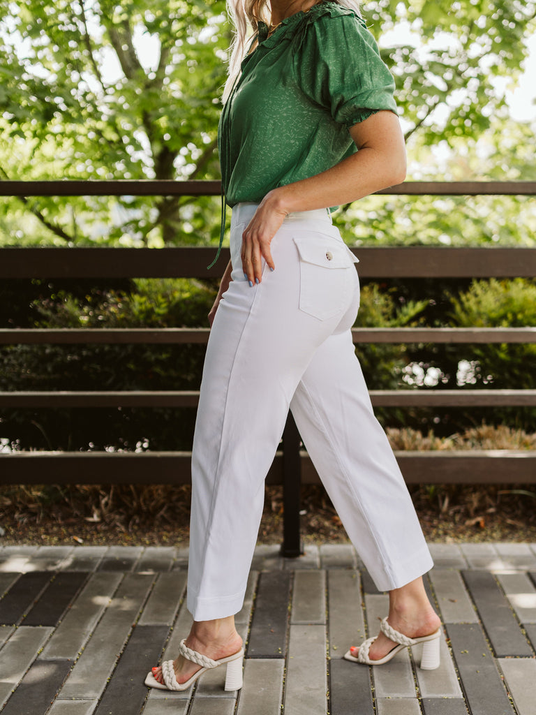 SPANX on X: STOP SCROLLING: And say hello to our wide leg twill