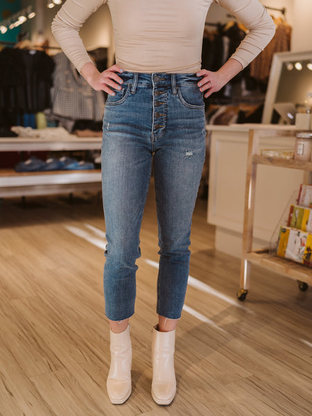 KUT Rachael Imagined Fab Ab Mom Jean