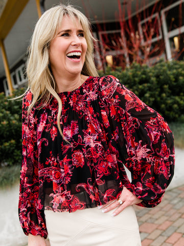 Free People Up For Anything Black Top