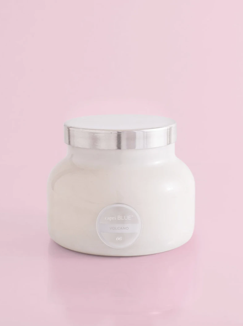 CURBSIDE PICKUP ONLY: White Volcano Signature Jar Candle