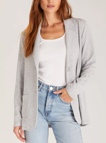 Heather Grey Casual Fridays Terry Blazer